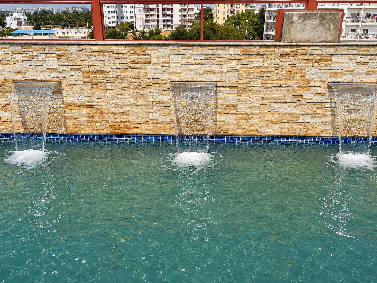 Luxury Custom Pool Elements and Water Features